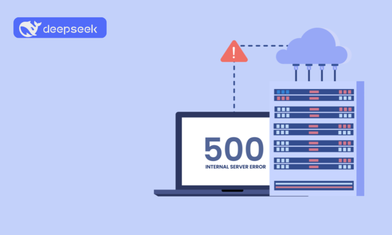 500 Internal Server Error on DeepSeek.com