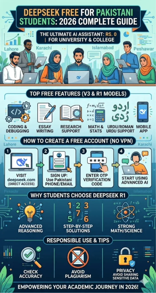 DeepSeek Free for Students in Pakistan 2026: Full Step-by-Step Guide