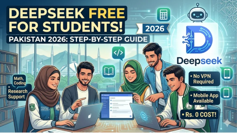 DeepSeek Free for Students in Pakistan 2026: Full Step-by-Step Guide