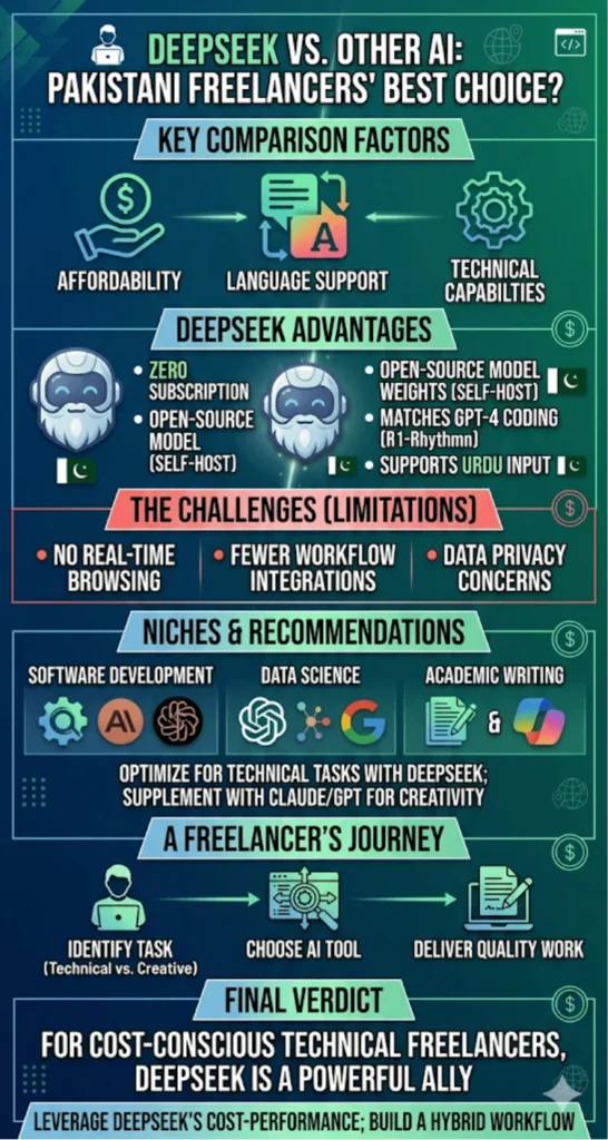DeepSeek vs Other AI Platforms Which One Suits Pakistani Freelancers Best?