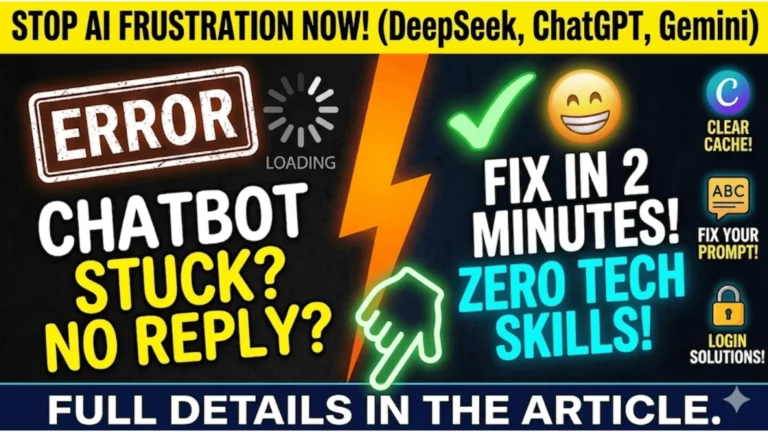How To Fix AI Chatbot Errors In 2026 Without Any Technical Skills