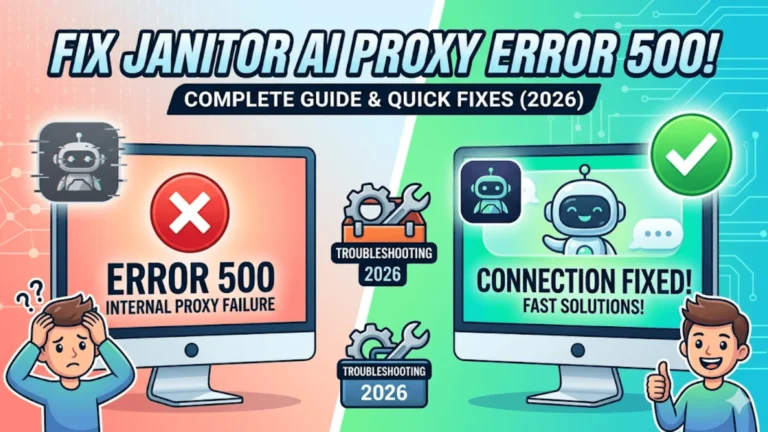 How To Fix Janitor AI Proxy Error 500 – Complete Troubleshooting Guide 2026