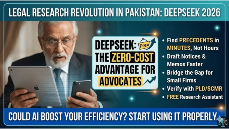 DeepSeek for Lawyers in Pakistan Legal Research Kaise Karein 2026