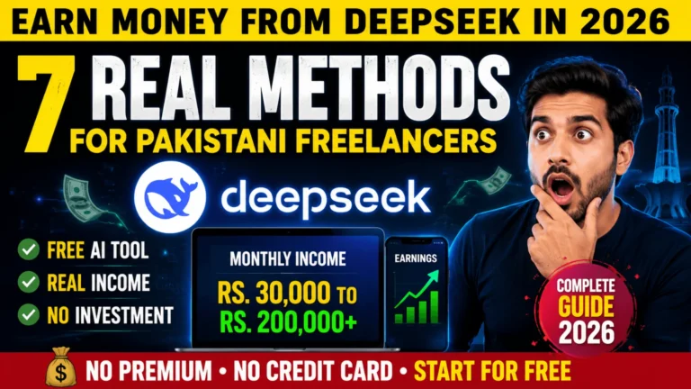 How To Earn Money With DeepSeek 7 Real Methods For Pakistani Freelancers 2026
