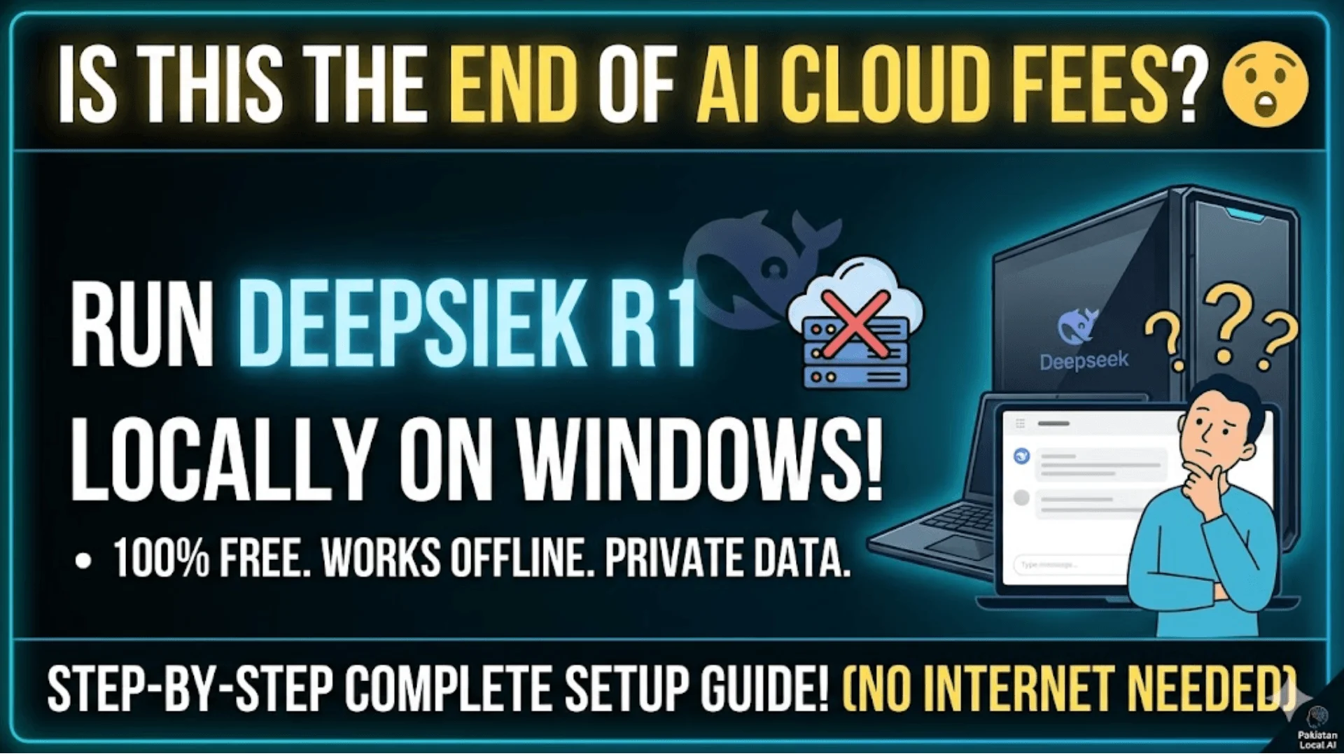 How To Run DeepSeek R1 Model Locally On Windows PC Free