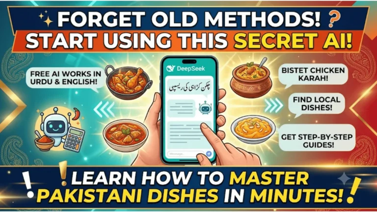 How To Use DeepSeek For Cooking Recipes In Urdu Pakistani Dishes
