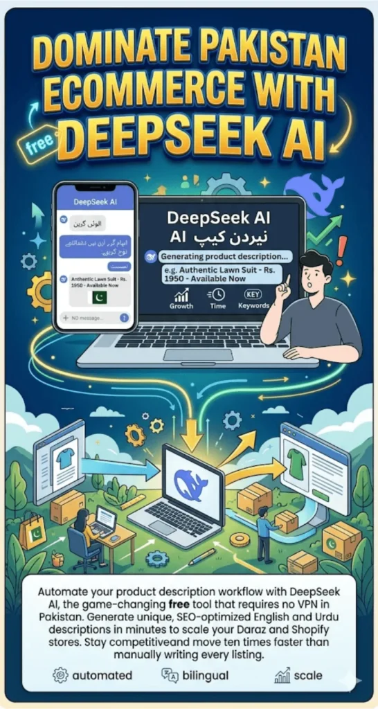 How To Use DeepSeek for Ecommerce Product Descriptions In Pakistan