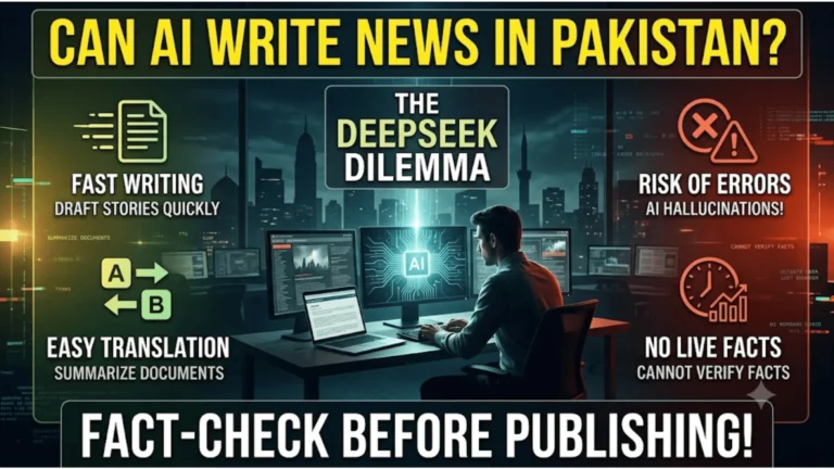 DeepSeek For Journalists In Pakistan News Writing Aur Fact Checking