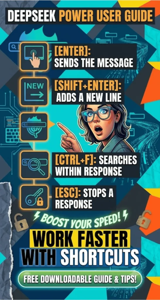 DeepSeek Keyboard Shortcut Commands Complete List for Power Users