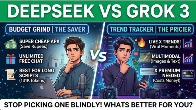 DeepSeek Vs Grok 3 Which AI Is Better For Pakistani Content Creators