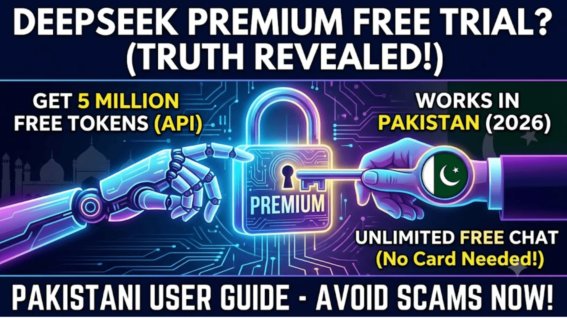How To Get DeepSeek Premium Free Trial For Pakistani Users 2026