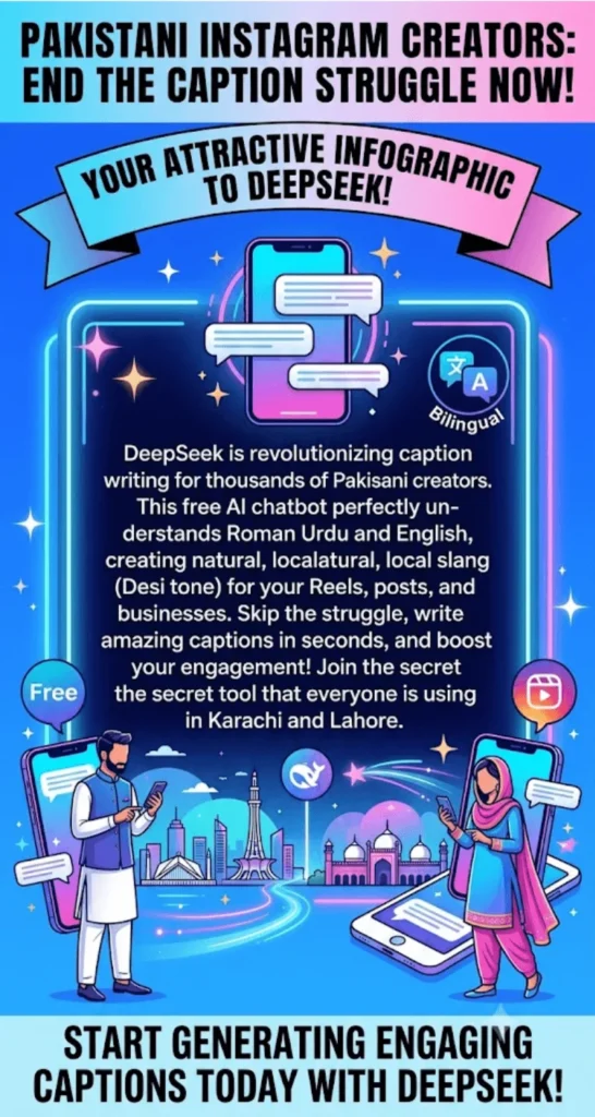 How To Use DeepSeek For Instagram Captions In Urdu And English