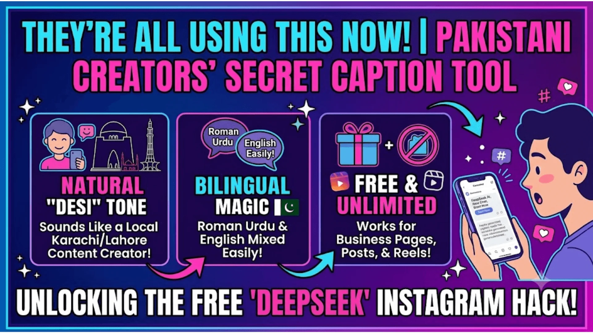 How To Use DeepSeek For Instagram Captions In Urdu And English