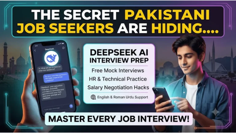 How To Use DeepSeek For Job Interview Preparation In Pakistan 2026