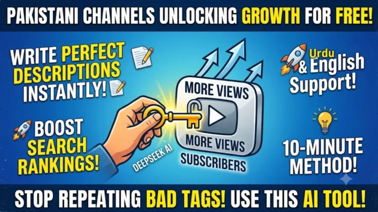 How To Use DeepSeek For YouTube SEO Tags And Descriptions Pakistan