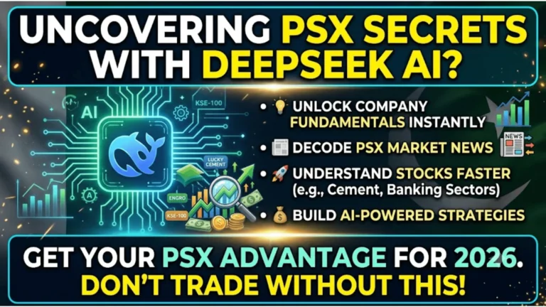 How To Use DeepSeek for Stock Market Analysis Pakistan Stocks 2026