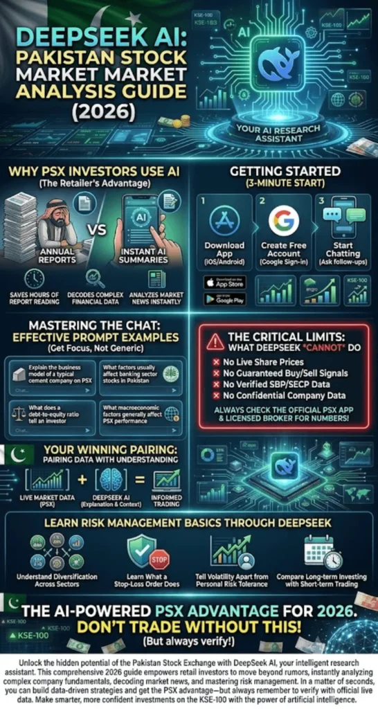 How To Use DeepSeek for Stock Market Analysis Pakistan Stocks 2026