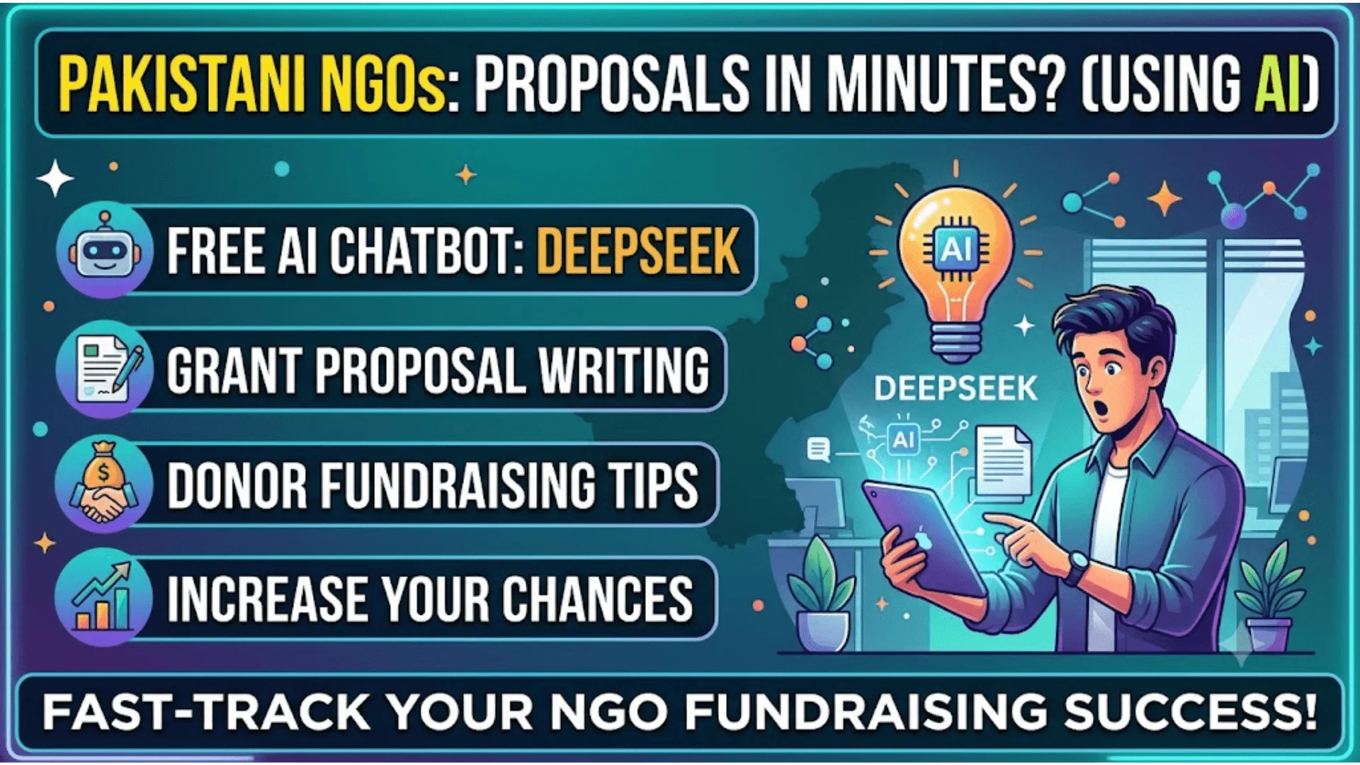 DeepSeek For NGOs In Pakistan Proposal Writing Aur Fundraising Tips