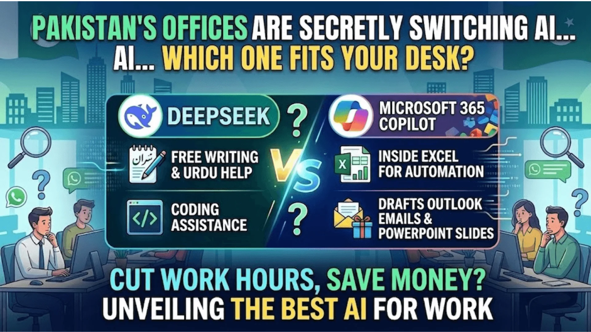 DeepSeek Vs Microsoft Copilot Which Is Better For Office Work Pakistan