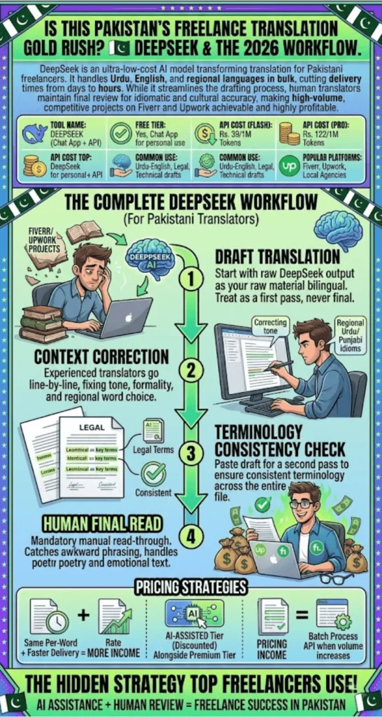 Deepseek For Freelance Translators In Pakistan Complete Workflow 2026
