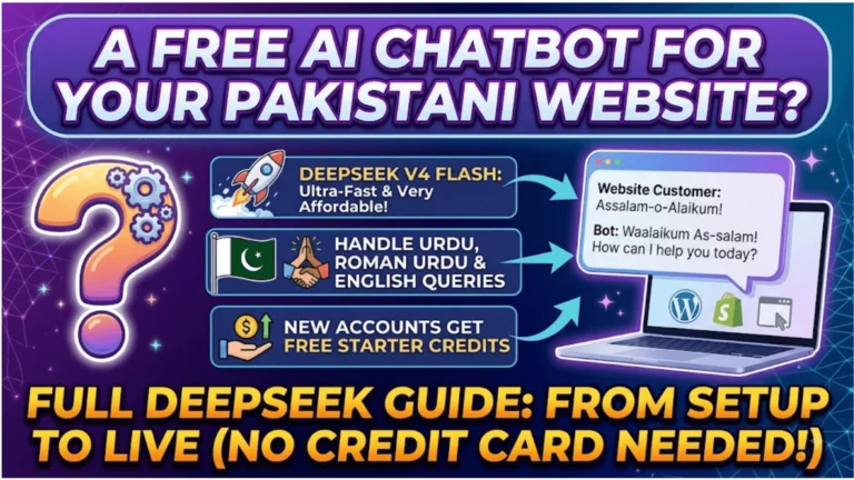 How To Create DeepSeek Chatbot For Your Pakistani Website Free