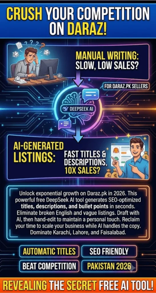 How To Use DeepSeek For Daraz Seller Product Listings Pakistan 2026