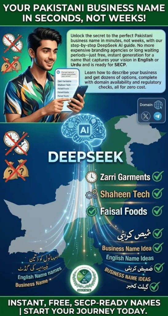 How To Use DeepSeek For Generating Business Names In Pakistan 2026
