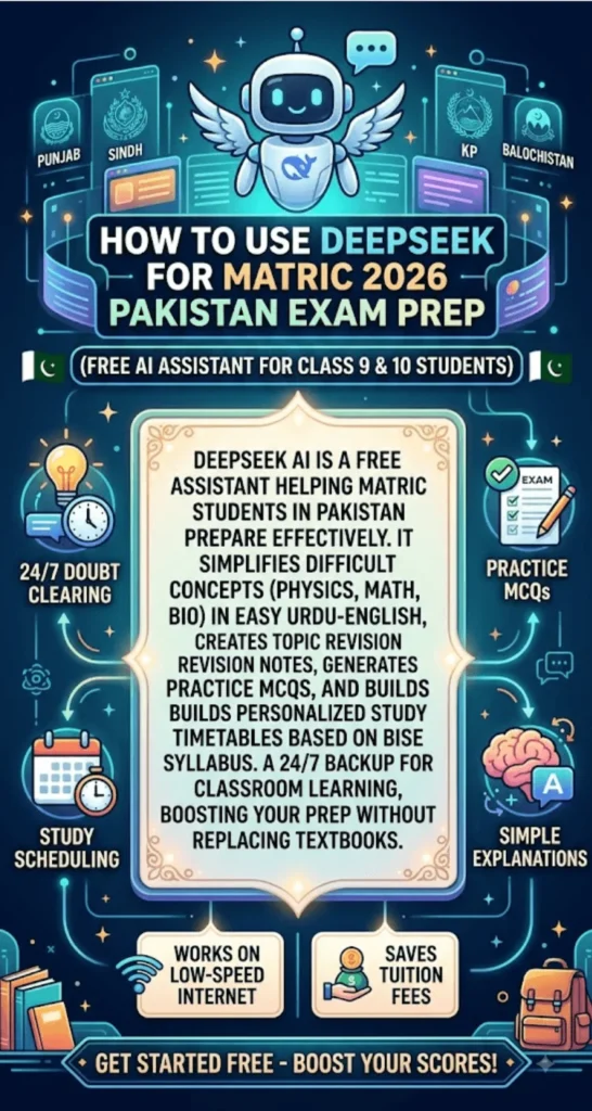 How To Use DeepSeek For Matric Annual Exam 2026 Pakistan Preparation