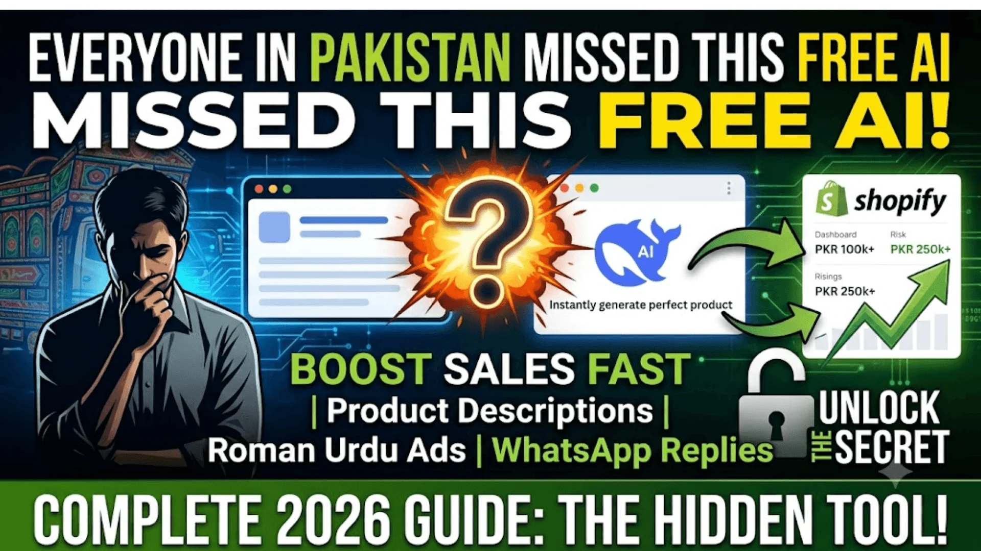 How To Use DeepSeek for Shopify Store Pakistan Complete Guide 2026